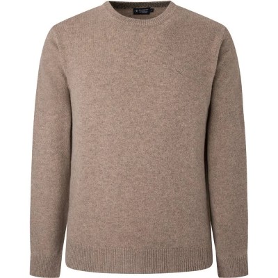 блуза,мъжки,пуловери,hackett,lambswool,sweater,desert,taupe,(beige)