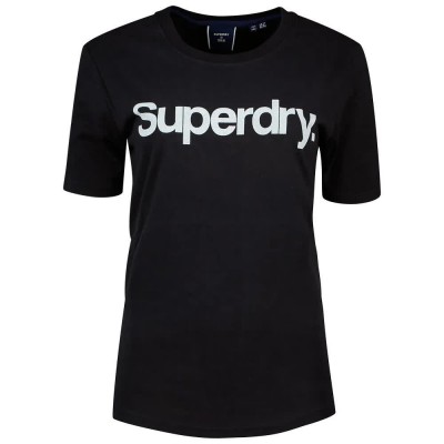 тениска,дамски,тениски,superdry,cl,short,sleeve,t,shirt,black