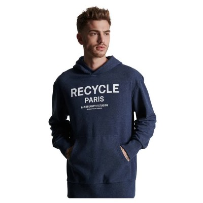 суичър,мъжки,пуловери,superdry,studios,rcycl,city,hoodie,blue,(indigo,marl)