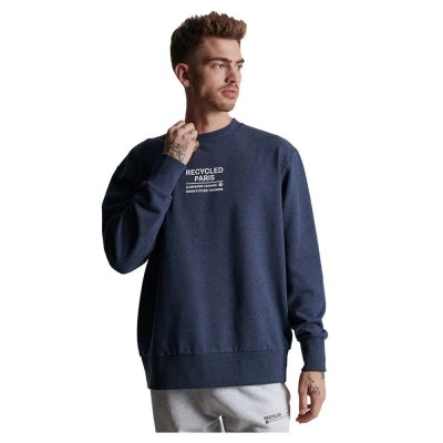 блуза,мъжки,пуловери,superdry,studios,rcycl,city,sweatshirt,indigo,marl,(blue)