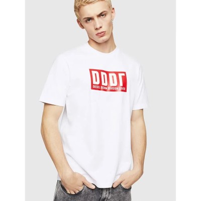 тениска,мъжки,тениски,diesel,just,a9,t,shirt,white