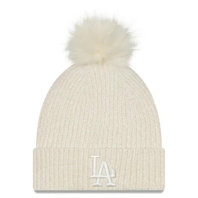 шапка,всички,шапки,new,era,los,angeles,dodgers,chenille,bobble,beanie,beige,(light,beige)