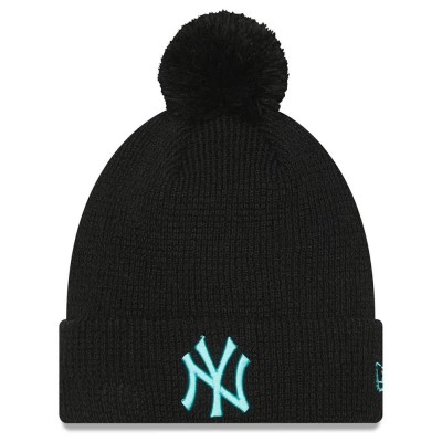 шапка,всички,шапки,new,era,new,york,yankees,team,pop,bobble,beanie,black,(black)