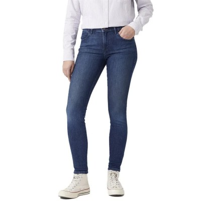 дънки,дамски,панталони,wrangler,skinny,jeans,footloose,(blue)