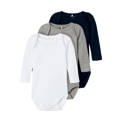 детски,облекла,за,момчета,name,it,dark,sapphire,long,sleeve,body,3,units,multicolor,(dark,sapphire)