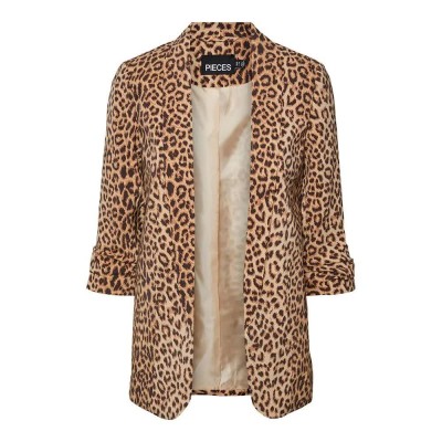 сако,дамски,сака,pieces,boss,3,4,printed,blazer,brown