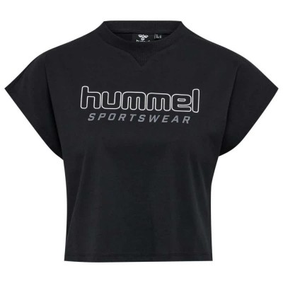 тениска,дамски,тениски,hummel,june,short,sleeve,t,shirt,black,(black)