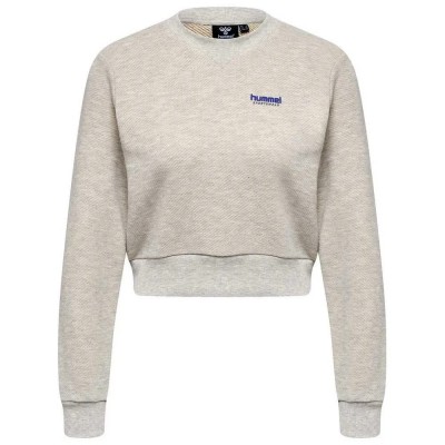 блуза,дамски,блузи,hummel,shai,sweatshirt,legacy,melange,(grey)