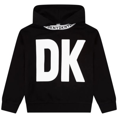 суичър,детски,блузи,dkny,d25e03,hoodie,black,(black)