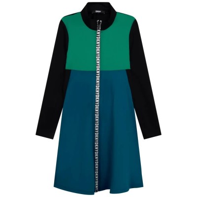 рокля,дамски,поли,и,рокли,dkny,d32853,long,sleeve,dress,blue,(blue)