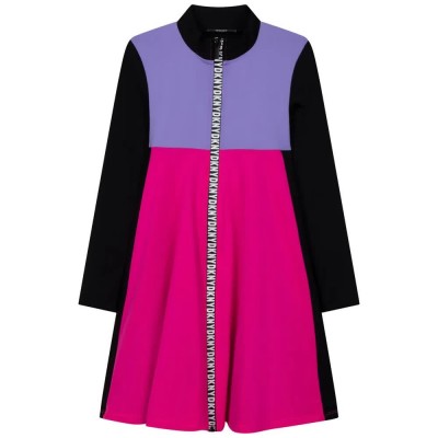 рокля,дамски,поли,и,рокли,dkny,d32853,long,sleeve,dress,pink,(pink)