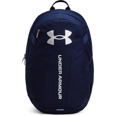 раница,раници,under,armour,hustle,lite,24l,backpack,blue,(midnight,navy,midnight,navy,metallic,silver)