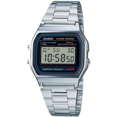 часовник,часовници,casio,a158wa,1c,watch,silver,(silver,grey,silver,grey)