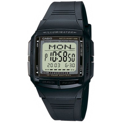 часовник,часовници,casio,db,36,1a,watch,black