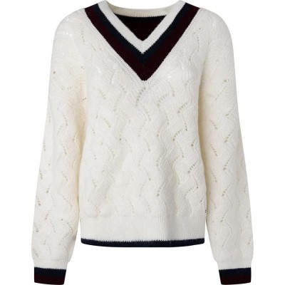 блуза,дамски,пуловери,дамски,плетени,дрехи,pepe,jeans,bellamy,sweater,white