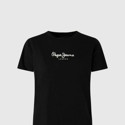 тениска,дамски,тениски,pepe,jeans,camila,short,sleeve,t,shirt,black