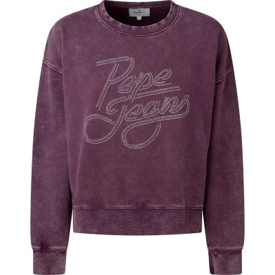 блуза,дамски,блузи,pepe,jeans,connie,sweatshirt,purple