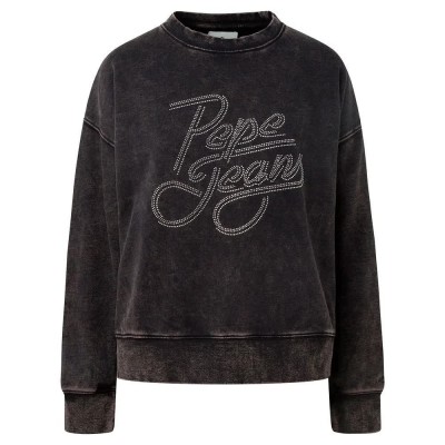 блуза,дамски,блузи,pepe,jeans,connie,sweatshirt,washed,black,(grey)