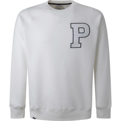 блуза,мъжки,пуловери,pepe,jeans,pike,sweatshirt,off,white,(white)