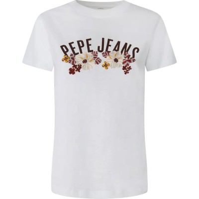 тениска,дамски,тениски,pepe,jeans,rosemery,short,sleeve,t,shirt,white,(white)