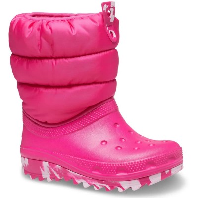 обувки,детски,боти,crocs,classic,neo,puff,k,boots,pink,(candy,pink)
