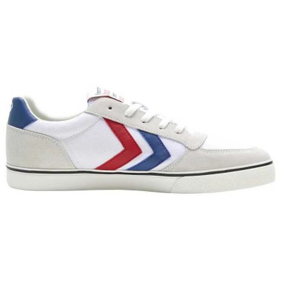 маратонки,дамски,маратонки,hummel,stadil,lx,e,canvas,trainers,white,blue,red,(white)