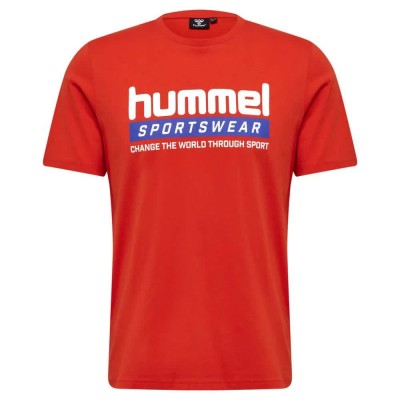 тениска,мъжки,тениски,hummel,carson,short,sleeve,t,shirt,red,(orange.com)