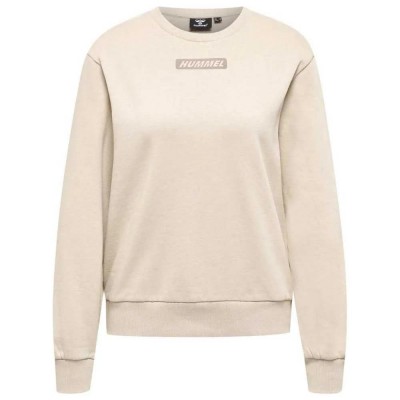 блуза,дамски,блузи,hummel,element,sweatshirt,beige,(chateau,gray)
