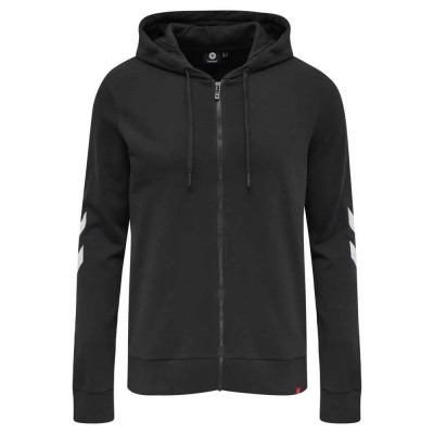 блуза,дамски,блузи,hummel,legacy,full,zip,sweatshirt,black,(black)