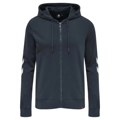 блуза,дамски,блузи,hummel,legacy,full,zip,sweatshirt,blue,nights,(blue)
