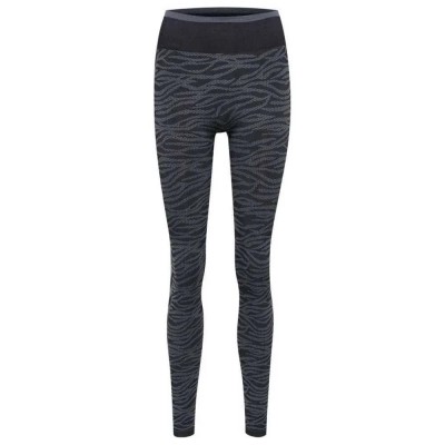 клин,дамски,клинове,дамски,чорапогащи,и,клинове,hummel,saga,seamless,leggings,black,asphalt,melange,(grey)