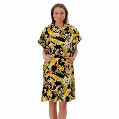 хавлиена,кърпа,хавлии,rip,curl,sunday,swell,towel,black,(yellow)