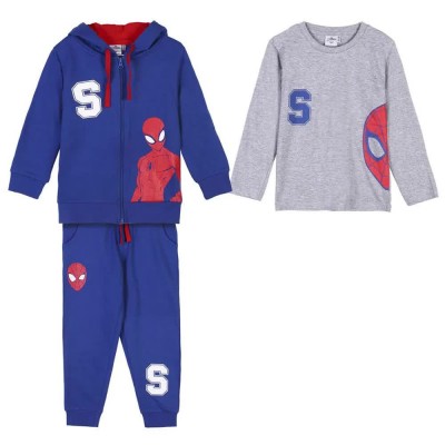 комплект,детски,анцузи,spiderman,cotton,brushed,spiderman,tracksuit,3,pieces,blue,(blue)