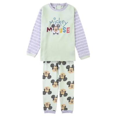 бебешка,пижама,детски,пижами,disney,mickey,baby,long,sleeve,pyjama,green,(pink)
