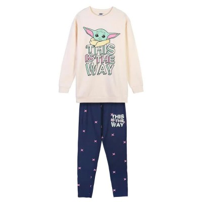 пижама,дамски,пижами,cerdá,the,mandalorian,pyjama,blue,(beige)