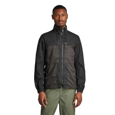 мъжки,якета,g,star,fabric,mix,overshirt,black