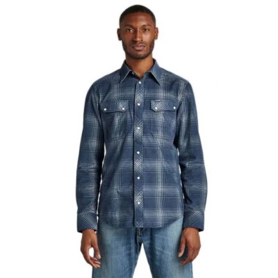 риза,с,дълъг,ръкав,мъжки,ризи,g,star,worker,slim,long,sleeve,shirt,blue