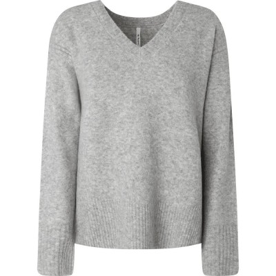 блуза,дамски,пуловери,дамски,плетени,дрехи,pepe,jeans,becca,sweater,grey,(grey,marl)