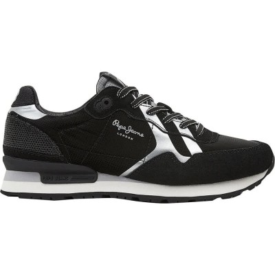маратонки,мъжки,маратонки,дамски,маратонки,pepe,jeans,britt,print,square,trainers,black,(black)