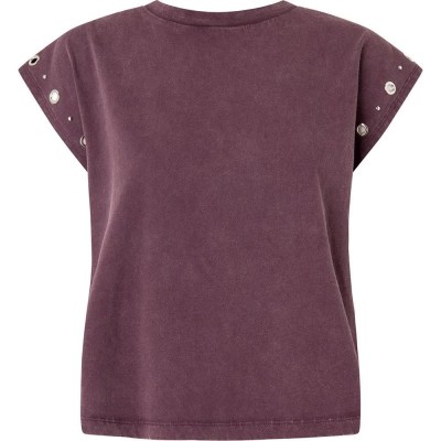 тениска,дамски,тениски,pepe,jeans,candy,short,sleeve,t,shirt,purple