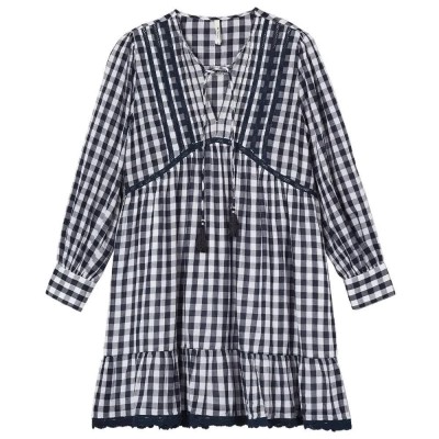 рокля,дамски,поли,и,рокли,pepe,jeans,didi,long,sleeve,dress,blue