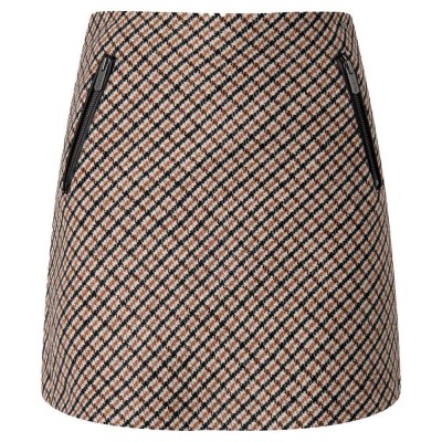 пола,дамски,поли,и,рокли,pepe,jeans,faika,skirt,brown