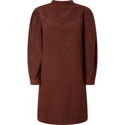 рокля,дамски,поли,и,рокли,pepe,jeans,lorena,long,sleeve,dress,brown