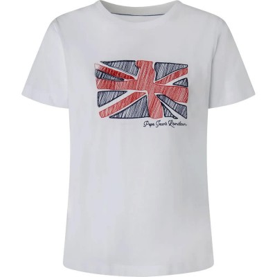 тениска,дамски,тениски,pepe,jeans,tara,short,sleeve,t,shirt,white,(white)