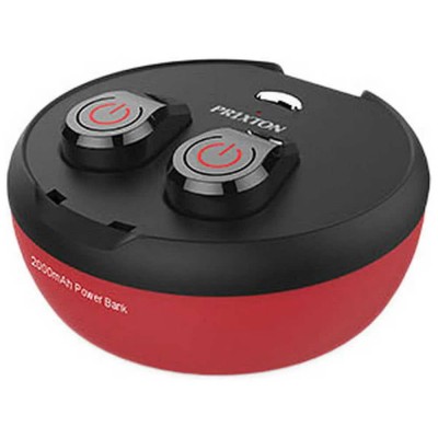слушалки,слушалки,prixton,oyster,200,tws,wireless,earphones,black,(black,red)