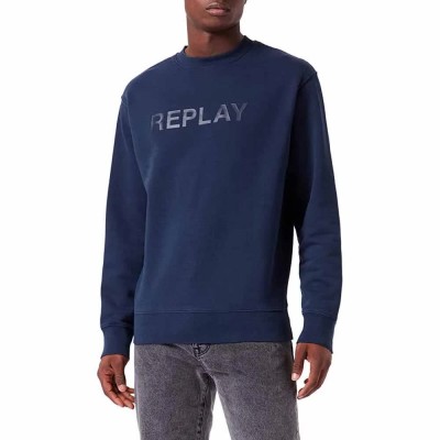 блуза,мъжки,пуловери,replay,m6266,.000.23040p,sweatshirt,blue,(blue)