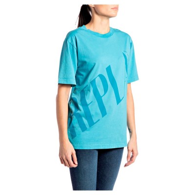 тениска,дамски,тениски,replay,w3698b.000.22658m,short,sleeve,t,shirt,blue