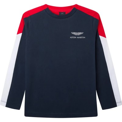 тениска,детски,тениски,hackett,amr,multi,long,sleeve,t,shirt,navy,red,(blue)