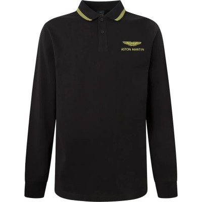 мъжки,блузи,с,яка,hackett,amr,tipped,long,sleeve,polo,black