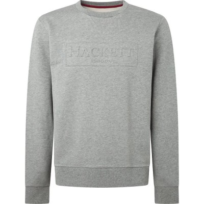 блуза,мъжки,пуловери,hackett,embossed,sweatshirt,grey,(grey,marl)